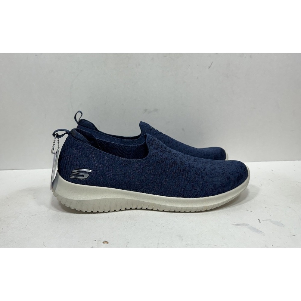 Skechers Ultra Flex Navy Blue Womens Size 10 Slip On Sneakers 149500 Shoes